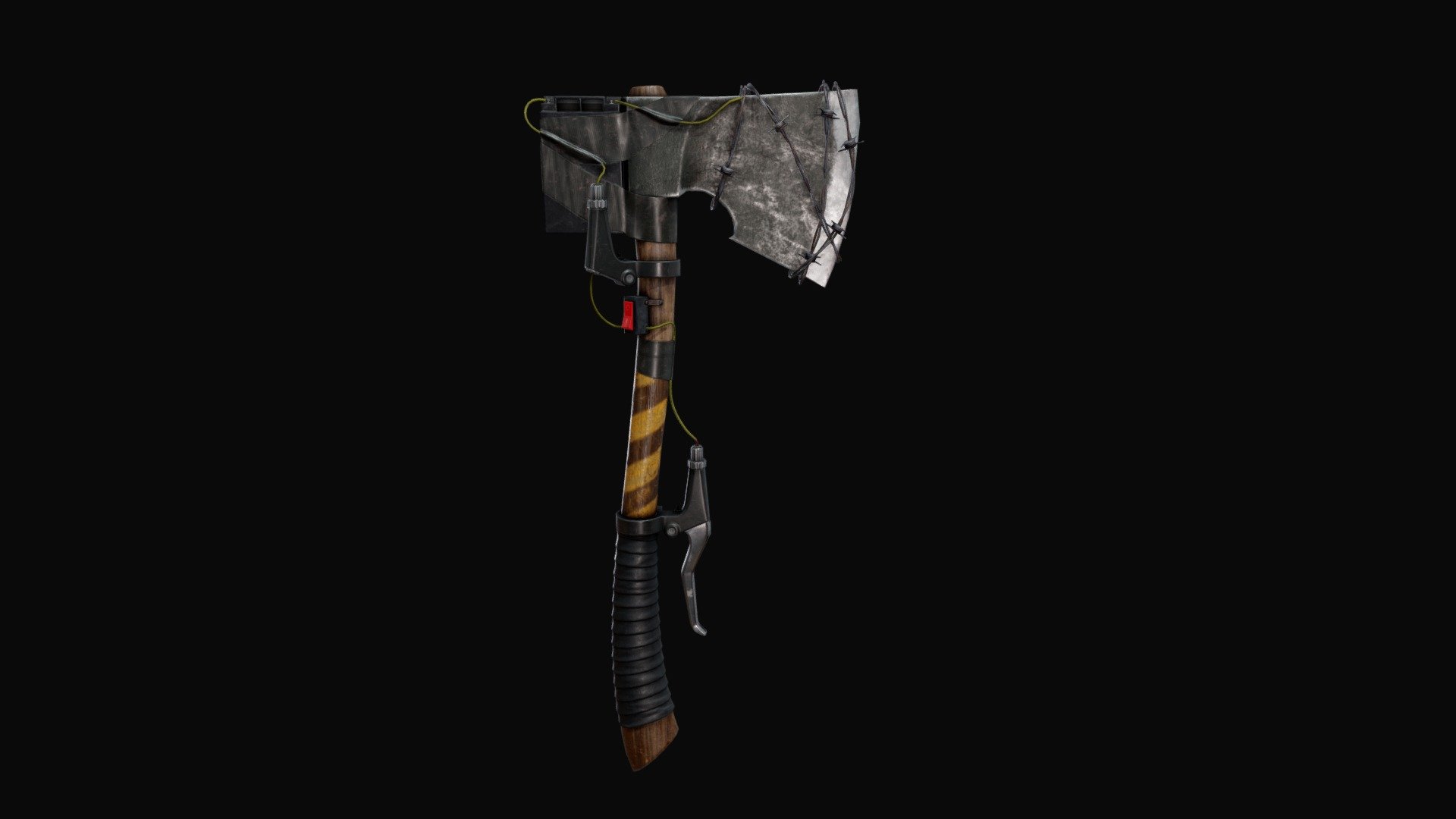 After a months of work, I've finally finished my  work
Link to this work on my artstation https://www.artstation.com/artwork/X19DNa - Shock axe - 3D model by Galakpisos 3d model