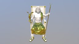 Statue of Zeus at Olympia ancient, zeus, wonders, arhcitecture