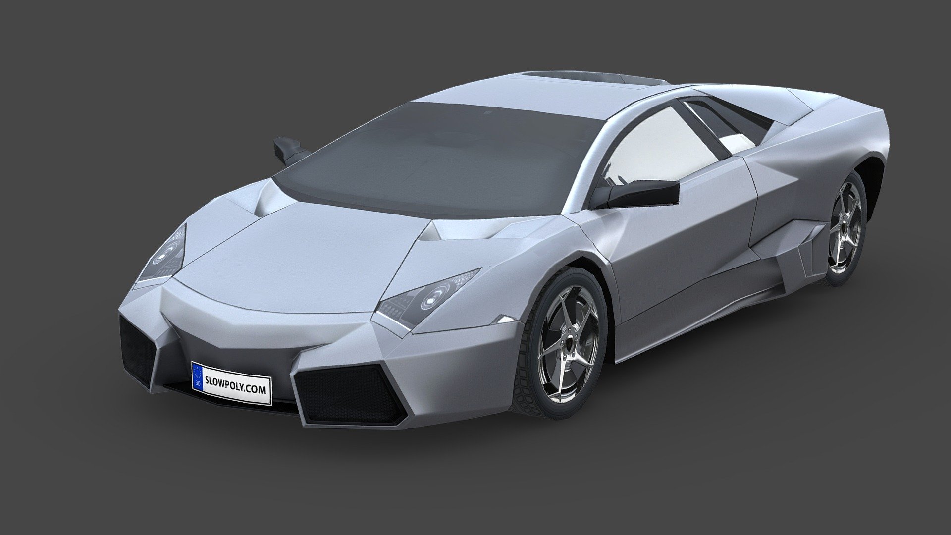 Low poly car with nice geometry and surface flow, realistic looking with high-quality textures.

Buckle up and join the ride with our incredible 3D model car! With few polygons, it’s light, flexible, and realistic. High-quality textures bring it to life. Effortlessly integrate it into any project and let your creativity soar. Get ready for a thrilling journey!

If you love this 3d model and curious about how it’s done, visit our tutorial here: https://www.slowpoly.com/l/course unlock the technique, tool and trick to crafting this detailed-looking low poly car now! - Lamborghini Reventon 2009 - Buy Royalty Free 3D model by slowpoly 3d model