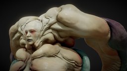 Freak creepy, surreal, creature, horror