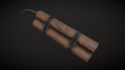 Dynamite prop, danger, western, explosive, old, dynamite, asset