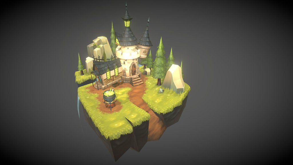 Witch Land - 3D model by JyuN_0128 3d model