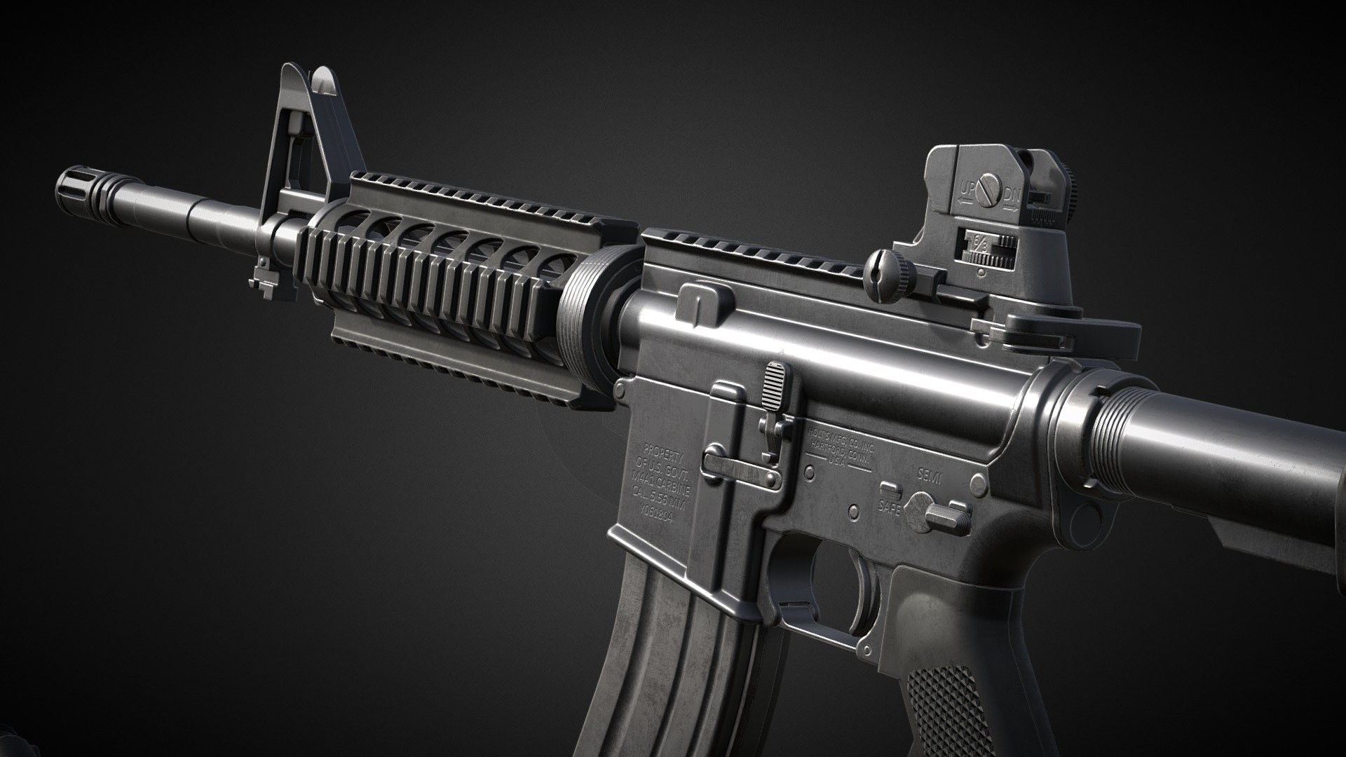 Separated Parts



5.56 bullet

5.56 casing

5.56 casing (fired)

bolt

bolt catch

charging handle

dust cover

magazine

mag follower

mag release

rear sight

selector

trigger

plunger

stock


Meshes included



unrigged model with parts separated

rigged model

Note: I am not a rigger so the rig might not be perfect.


Textures included:



Cartridge 512x512

Gun 4K


Also included



UE4 files (should work in UE5 too)

Blend. file with the basemesh, highpoly and lowpoly

Blank 4K bakes for custom texturing
 - M4A1 - Buy Royalty Free 3D model by Firewarden 3d model