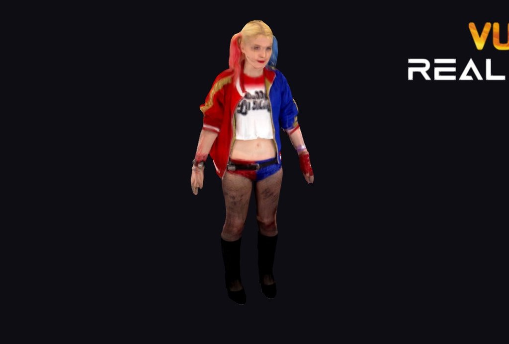 harley quinn - 3D model by RealD 3d model