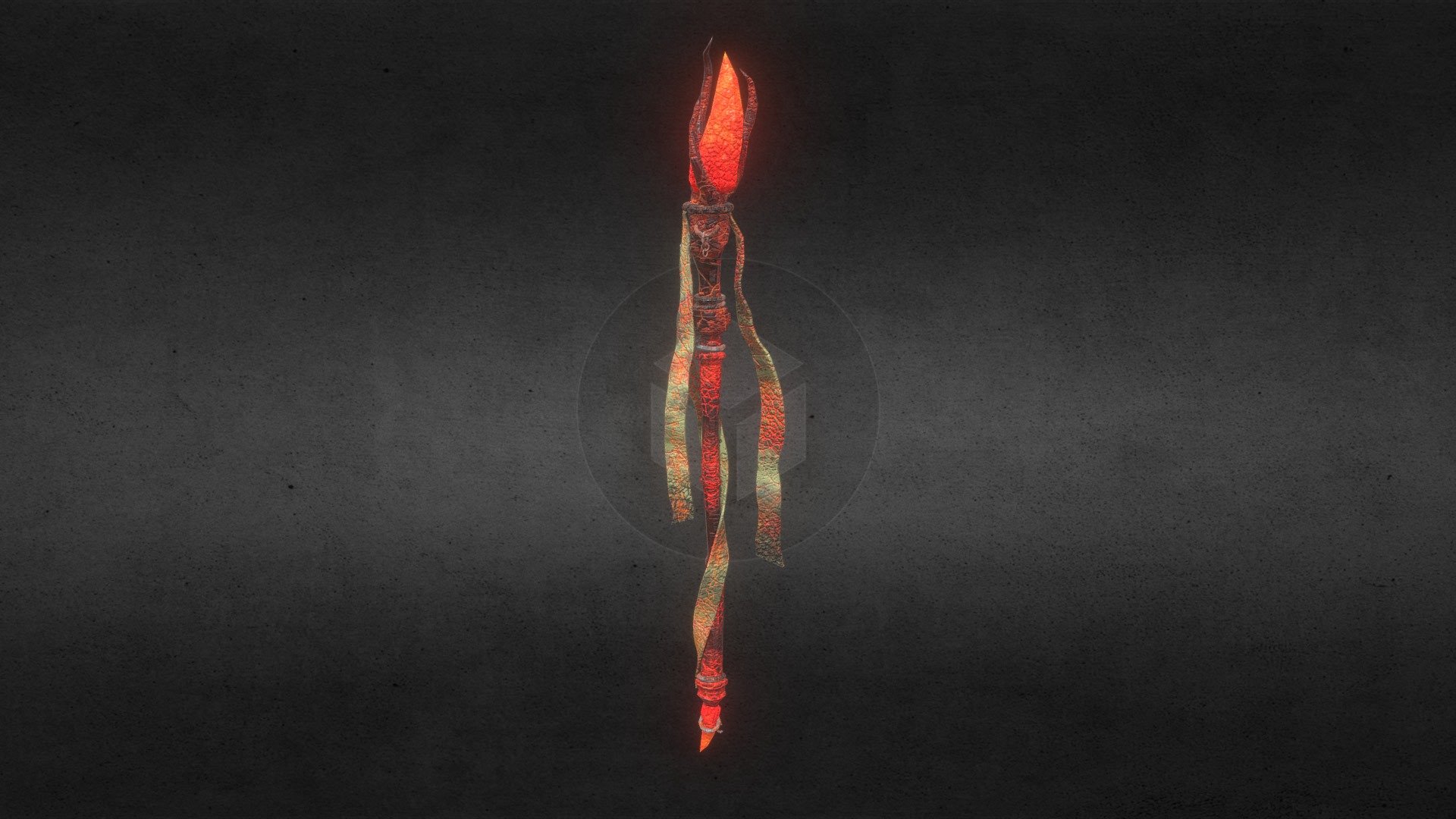 A fiery staff for a fiery soul who would cast fireball in a small room with her entire party in the radius because c h a o s. Learning more things, I think the paper wrapped around the staff and waving off to the sides worked way better than I was expecting, was a suggestion from my partner 3d model