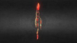 Wildfire Mage Staff staff, chaos, mage, fire, runes, substancepainter, substance, fantasy, firemage