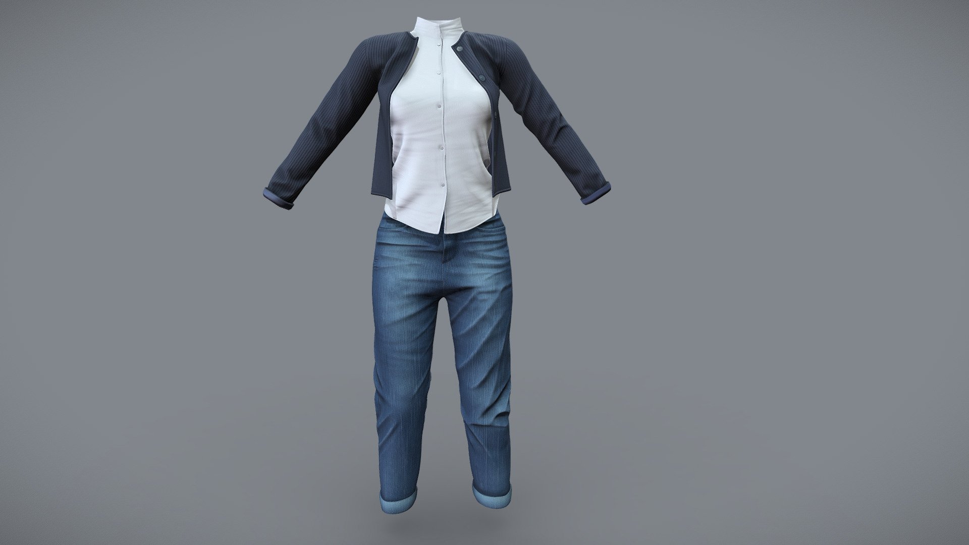 Can be fitted to any character

Clean topology

No overlapping smart optimized unwrapped UVs

High-quality realistic textures

FBX, OBJ, gITF, USDZ (request other formats)

PBR or Classic

Type     user:3dia &ldquo;search term