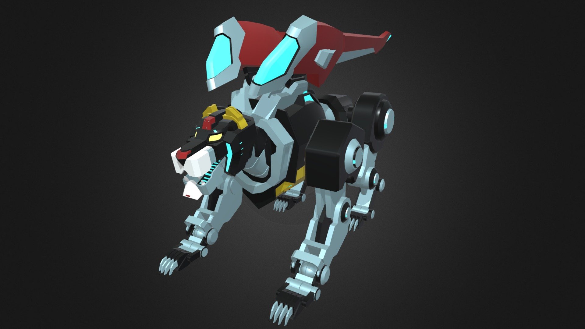 Black Lion from Voltron 

Made in Blender - Voltron Black Lion - 3D model by FDell05 3d model