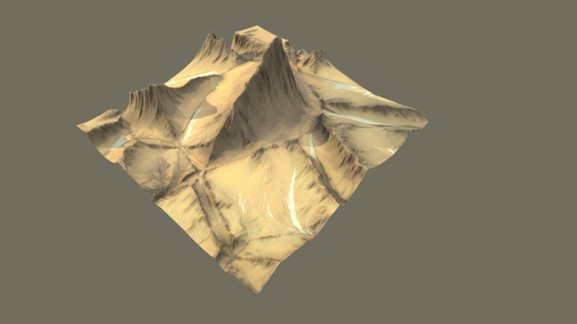 Terrain 021 - 3D model by josluat91 3d model