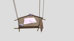Wooden Pentagon Swing wooden, swing, pillows, blank, swingchair
