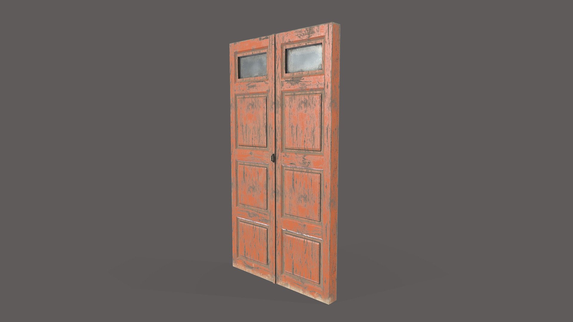 Old wooden door for filling levels. Thanks for using) - Old wooden door (Low poly) - Download Free 3D model by DOMNIN 3d model