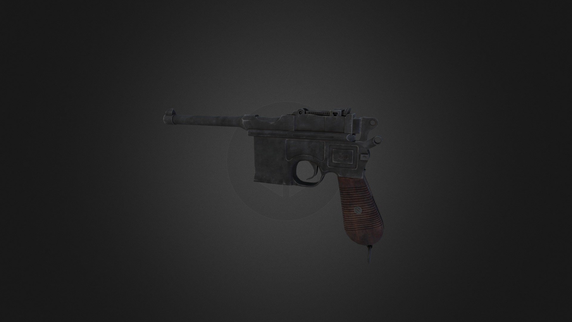 C96 Mauser - 3D model by Connor Chameleon (@connorchameleon) 3d model