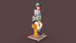 Rei Taylor At Anime Expo 2023 LA substancepainter, character, blender, anime, iltv