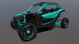 SportBuggy LowPoly buggy, vehicle, racing, car, race, buggy-motorsport-vehicule-rally, buggyoffroadvehicle, buggyvehicle, sportbuggy, racingbuggy