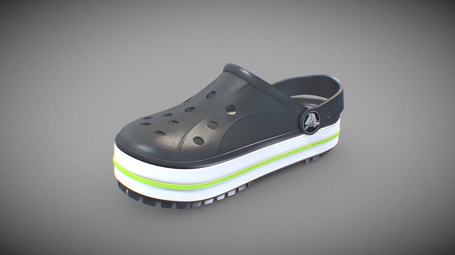 crocs - Download Free 3D model by HARSHA (@harshatantri5) 3d model