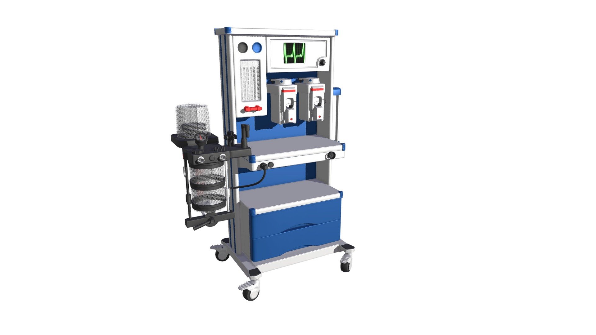 Quality 3d model of medical equipment 3d model