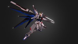 ZGMF-X10A Freedom Gundam cg, seed, mega, gundamseed, freedom, substancepainter, maya, character, 3d, gundam, robot, freedomgundam, zgmf-x10a