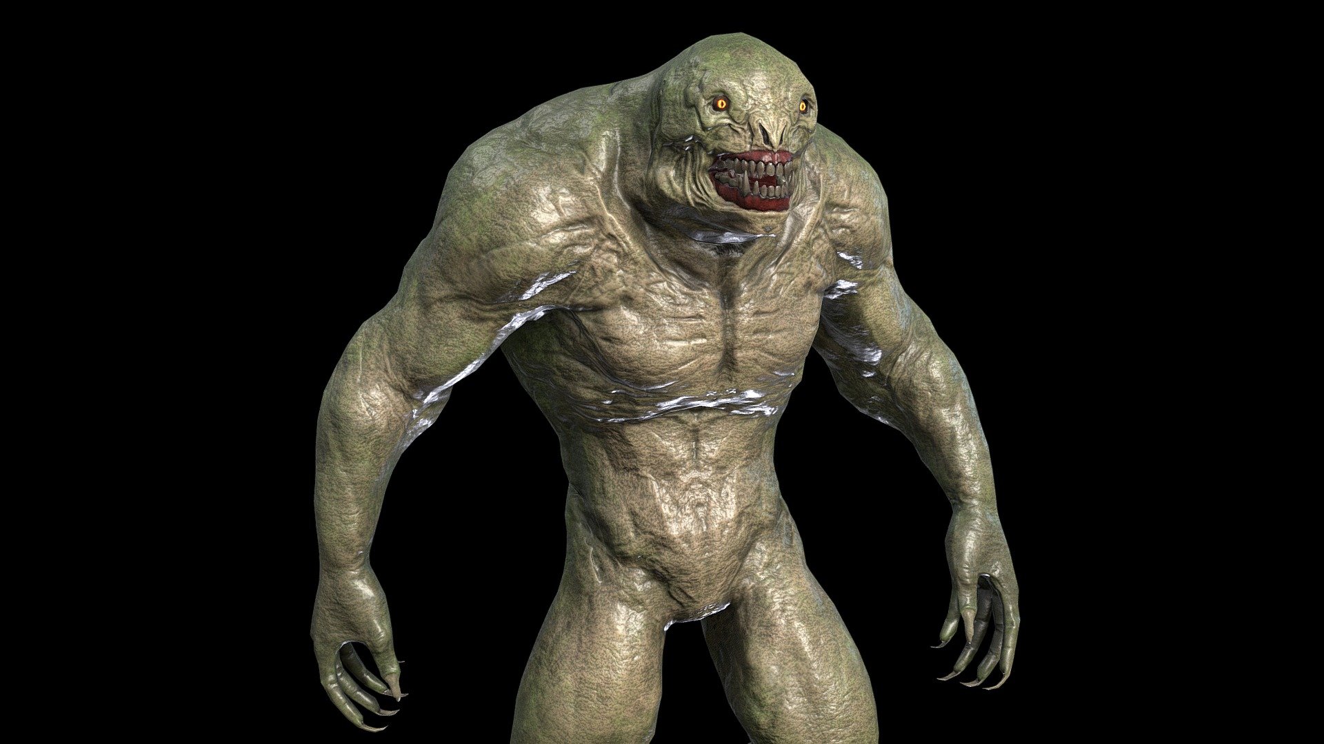 Low-poly model of the character Lizard Monster

Suitable for games of different genre: RPG, strategy, first-person shooter, etc.

Textures pack one 4096x4096

three skins

8 materials

15 texture maps

The model contains 7 animations

attack

attack2

jump

walk

running

ThirdPersonIdle

ThirdPersonIdle2

faces 14700

verts 7500

tris 14700 - Lizard Monster - Buy Royalty Free 3D model by Phazan Product (@Phazan) 3d model