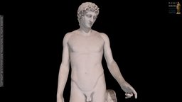 Apollo , so-called "Adonis of Centocelle" archaeology-3dmodel-photogrammetry, photgrammetry-history