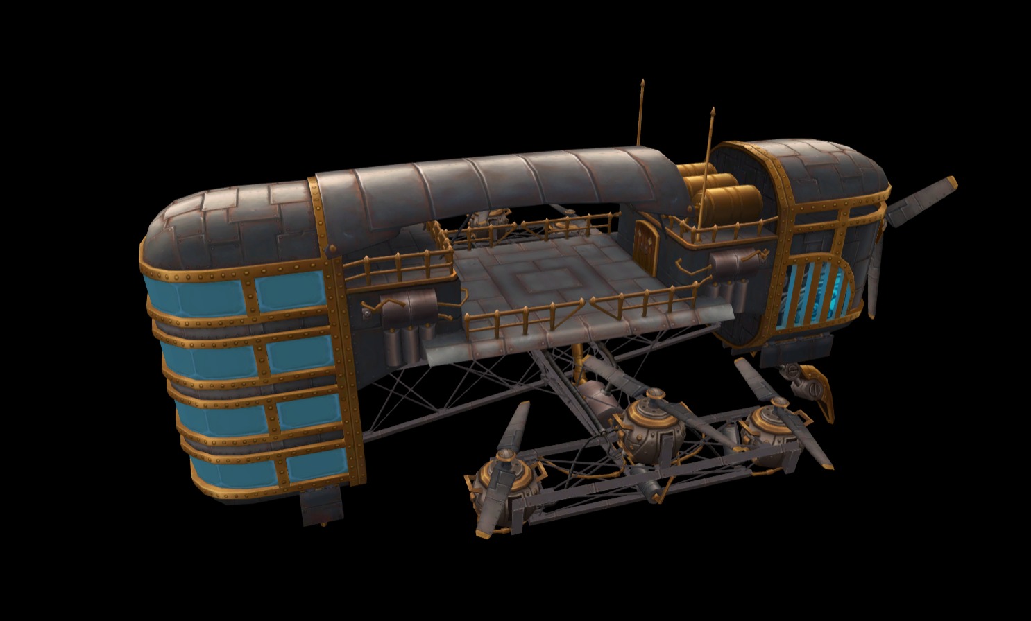 Gameasset for Torchlight II - Embercopter - 3D model by Kva3imoda 3d model
