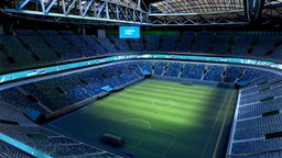 Stadium Krestovsky Snow version football, russian, zenit, gazprom, sport