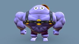 Muscular Fish sculpt, fish, muscle, spongebob, ripped, sculptjanuary, cartoon, blender3d, stylized