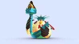 Nuggets The Chicken Purse torch, chicken, bag, liberty, purse, nuggets, hen, 4thofjuly, lady-liberty, henbag, nuggetsthechickenpurse