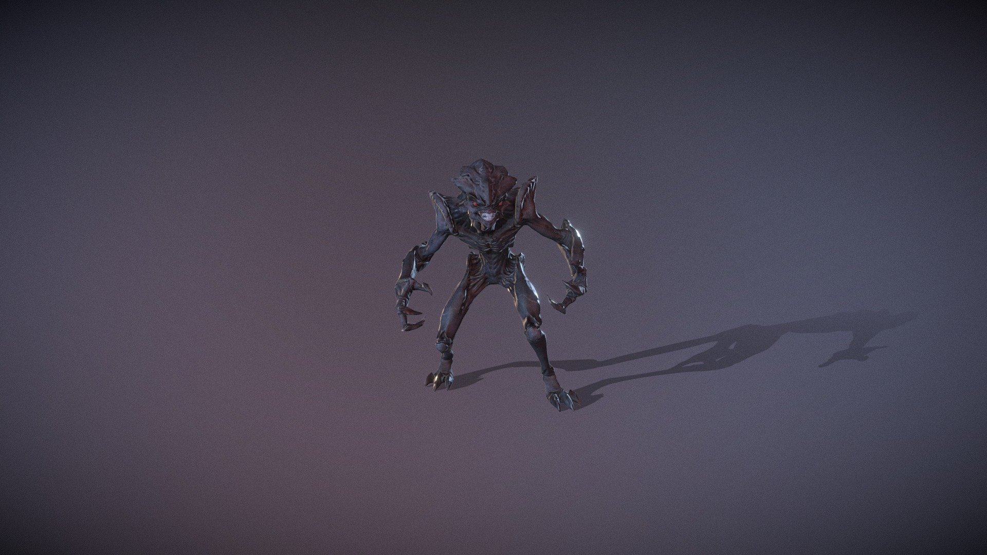 Monsters - Alien Assassin - 3D model by polygonmaker 3d model