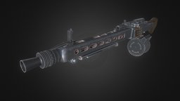 Rheinmetall MG3 Light Machine Gun pubg, asset, game, guns