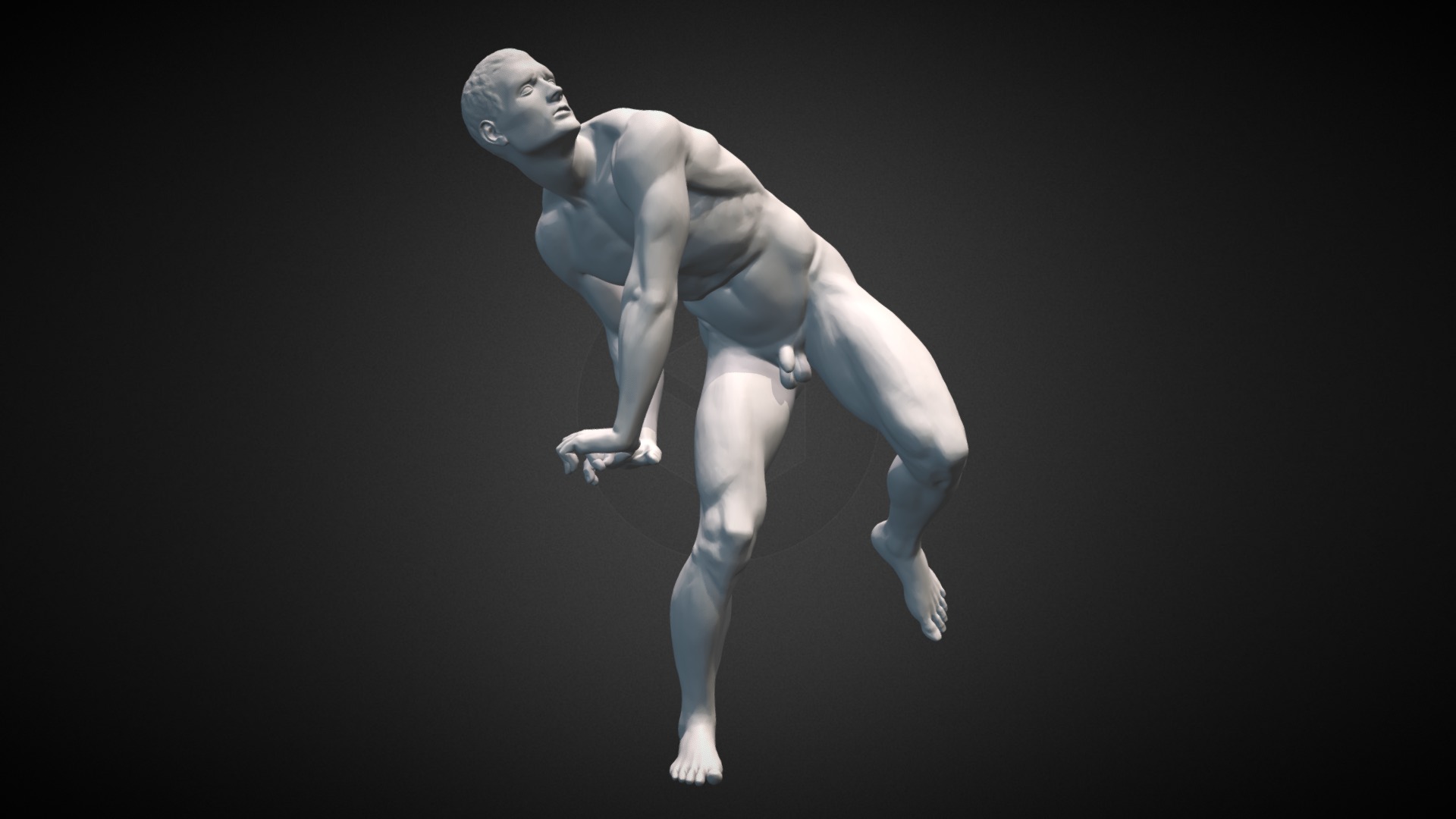 WIP from my sculpture project on three-dimensional transposal of Michelangelo's Battle of Cascina 3d model