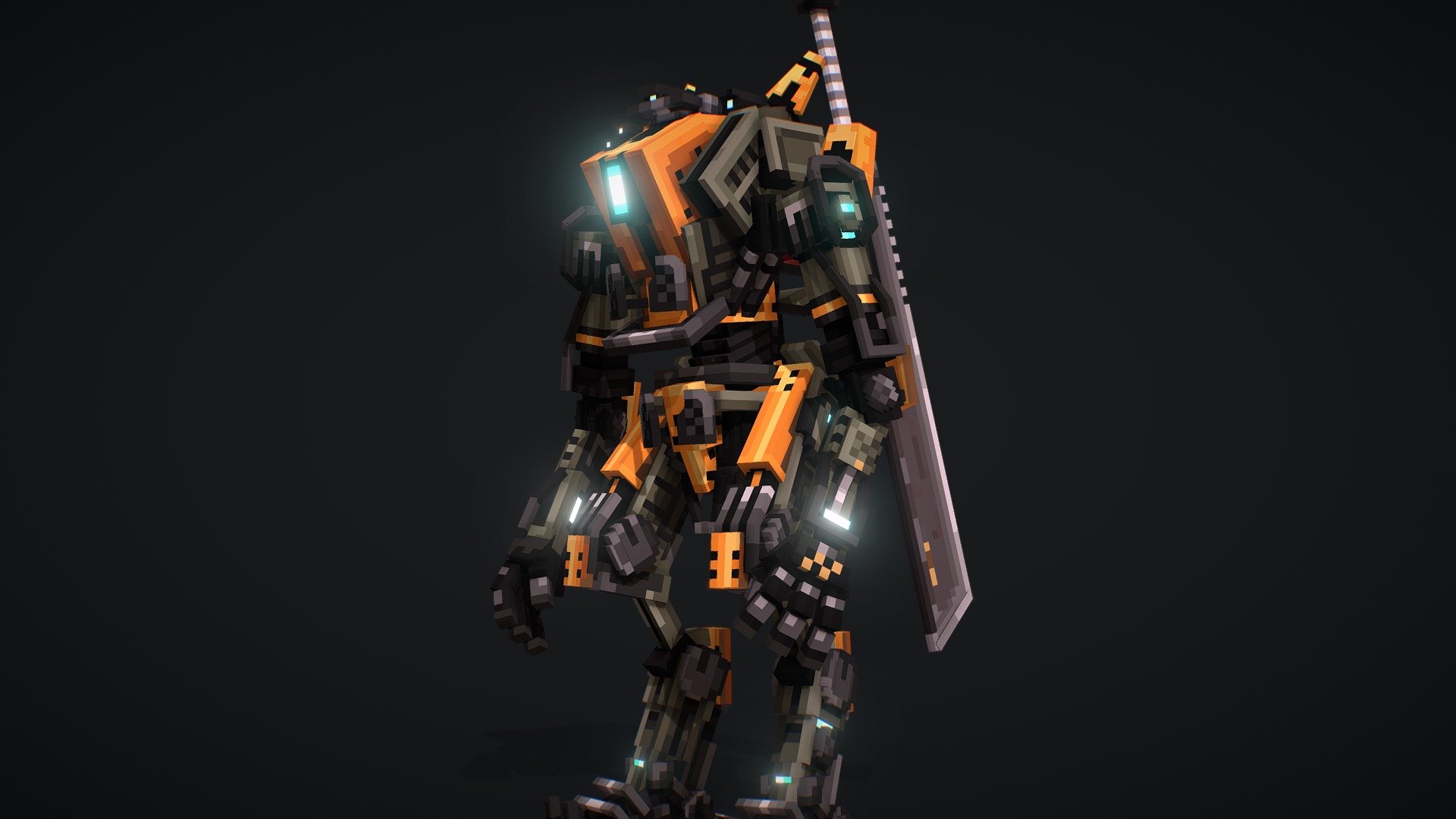 titanfall2中的BT RONIN型号
使用blockbench创作 - BT RONIN - 3D model by HANDON32 3d model