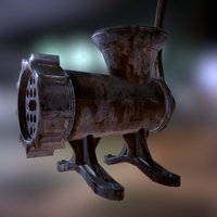 Meat Grinder rust, meat, grinder, metal, horror