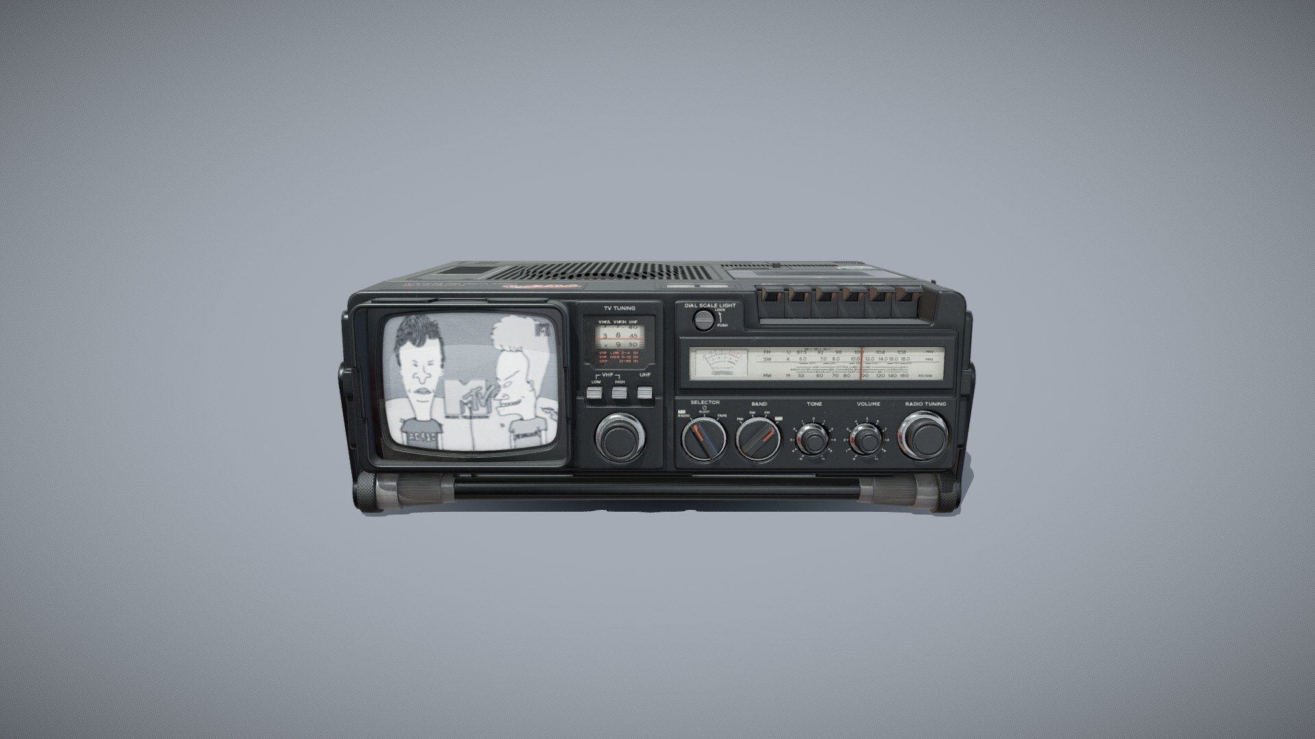 Hitachi K-50E
This is a TV tape recorder from the 80s. I found this model very interesting.
Feedbacks are appreciated! - Hitachi K-50E - 3D model by ekaygorodov 3d model