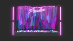 Ribbons Photo Opportunity 1 photo, frame, set, event, balls, architectural, party, decorative, tubes, pool, color, holiday, opportunity, neon, background, call, op, celebration, ribbons, photocall, decoration, light, noai