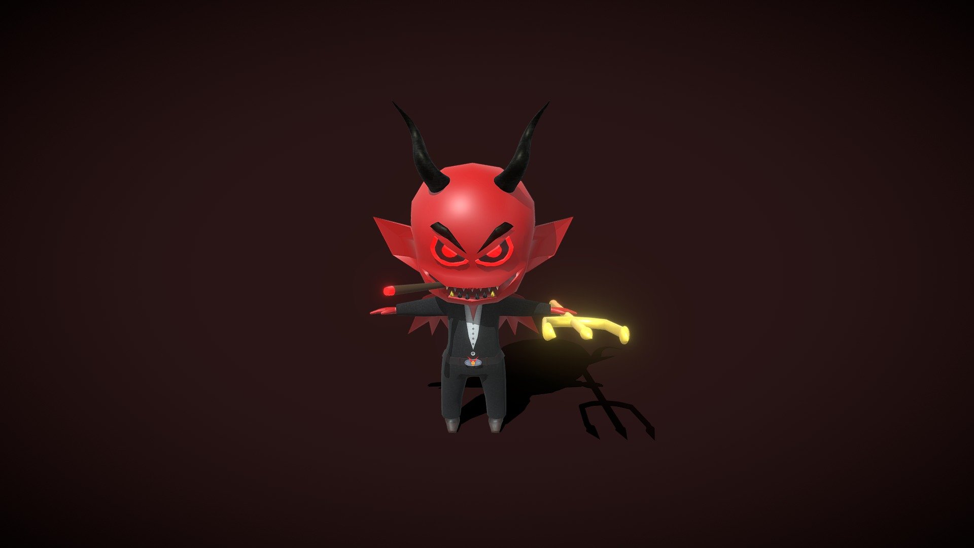 Made for a Chibi Challenge for class modled in Maya and textured using Substance Painter 3d model