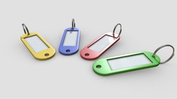 Keychain "Subdivision" key, subdivision, chain, keychain, subdiv-ready, render