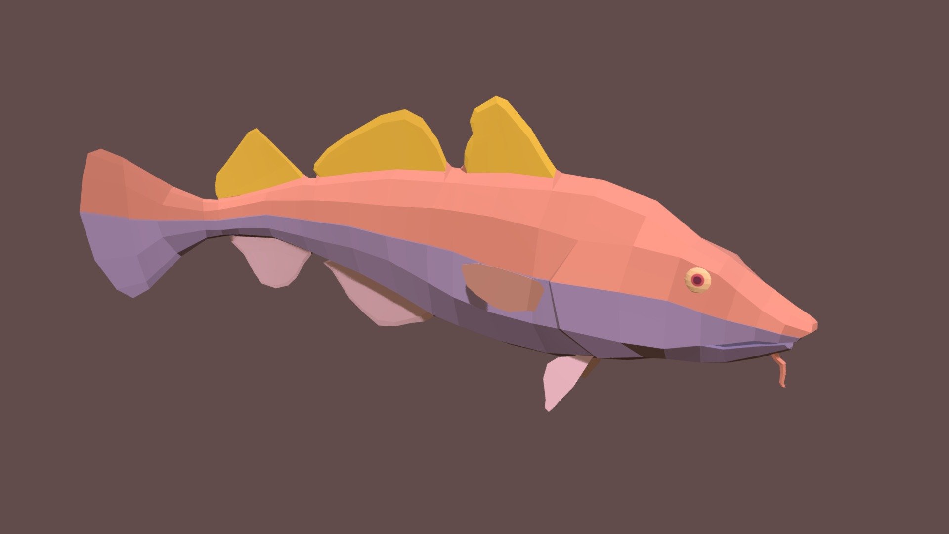 Atlantic Cod - 3D model by josluat91 3d model