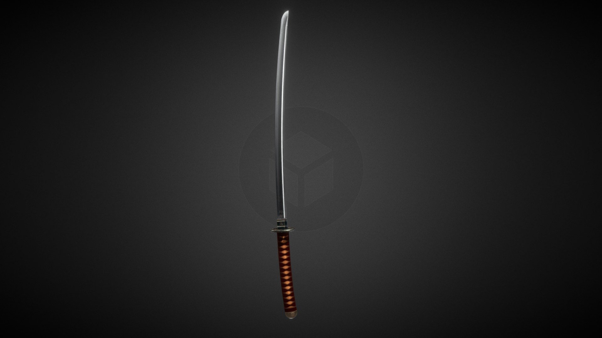 Katana made by following the course - Katana - Download Free 3D model by Andriy Shekh (@sheh5262) 3d model