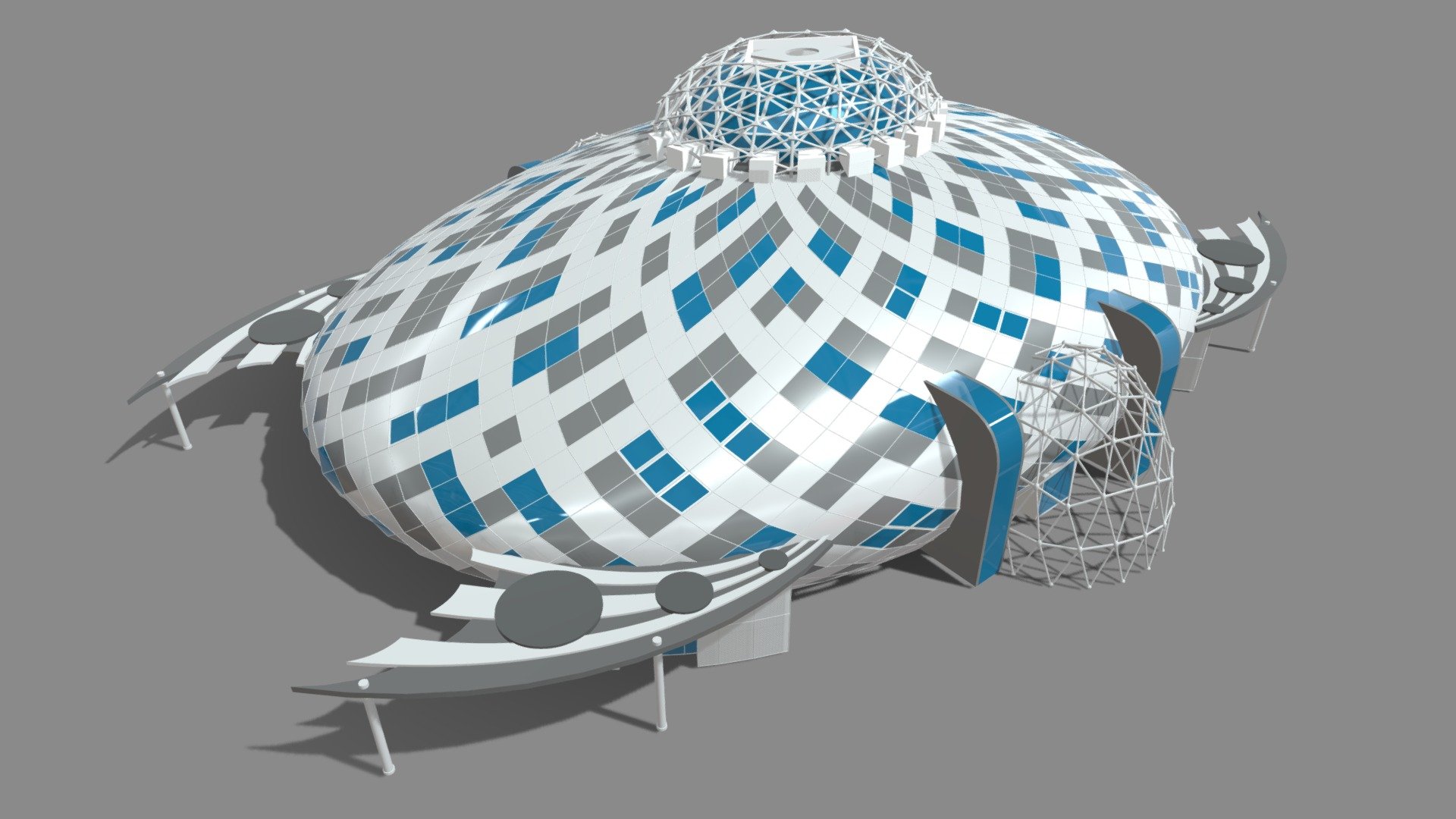 0095 - Organic Building - 0095 - Organic Building - Buy Royalty Free 3D model by Vertex - Egypt (@Vertex-Egypt) 3d model