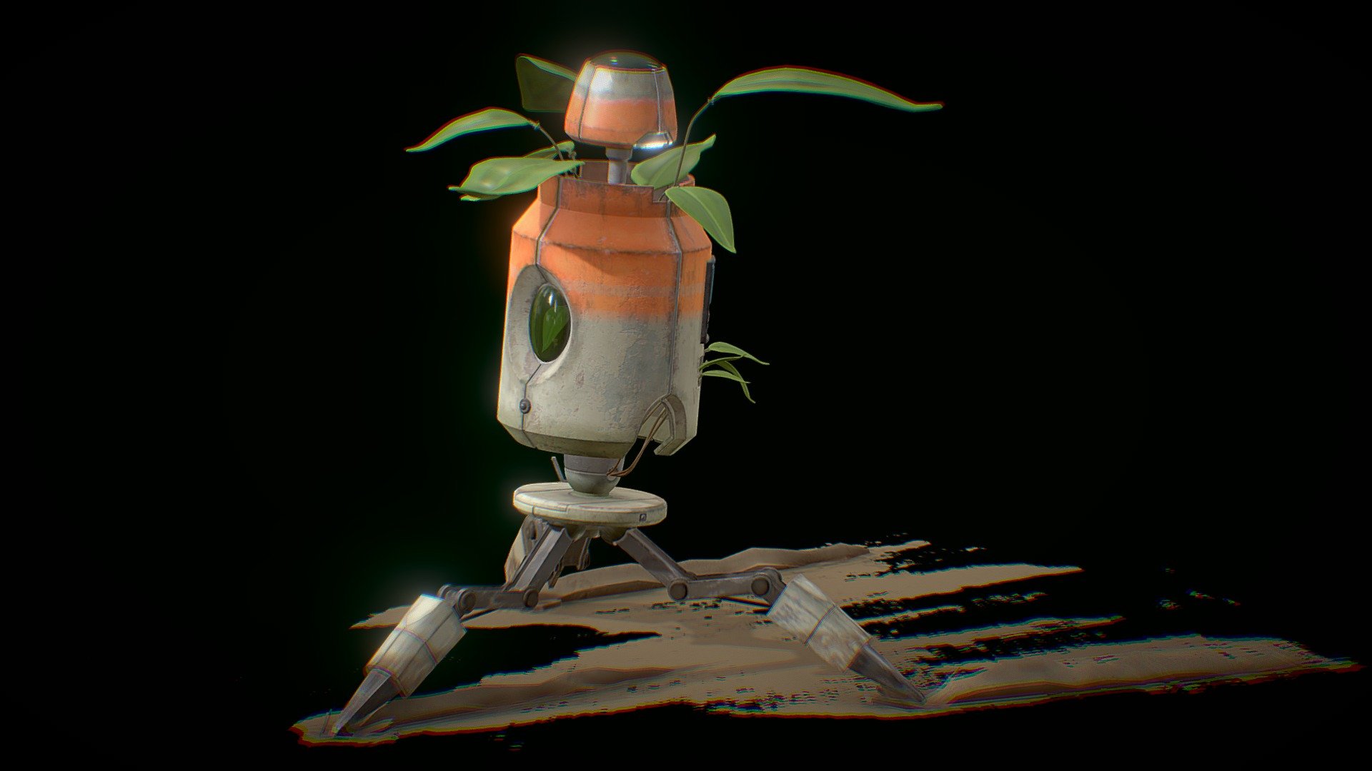 Model i did in my freetime, thank Maria Ushakova for the concept <3 - Mech_Plant - 3D model by Le.Manh.Cuong 3d model