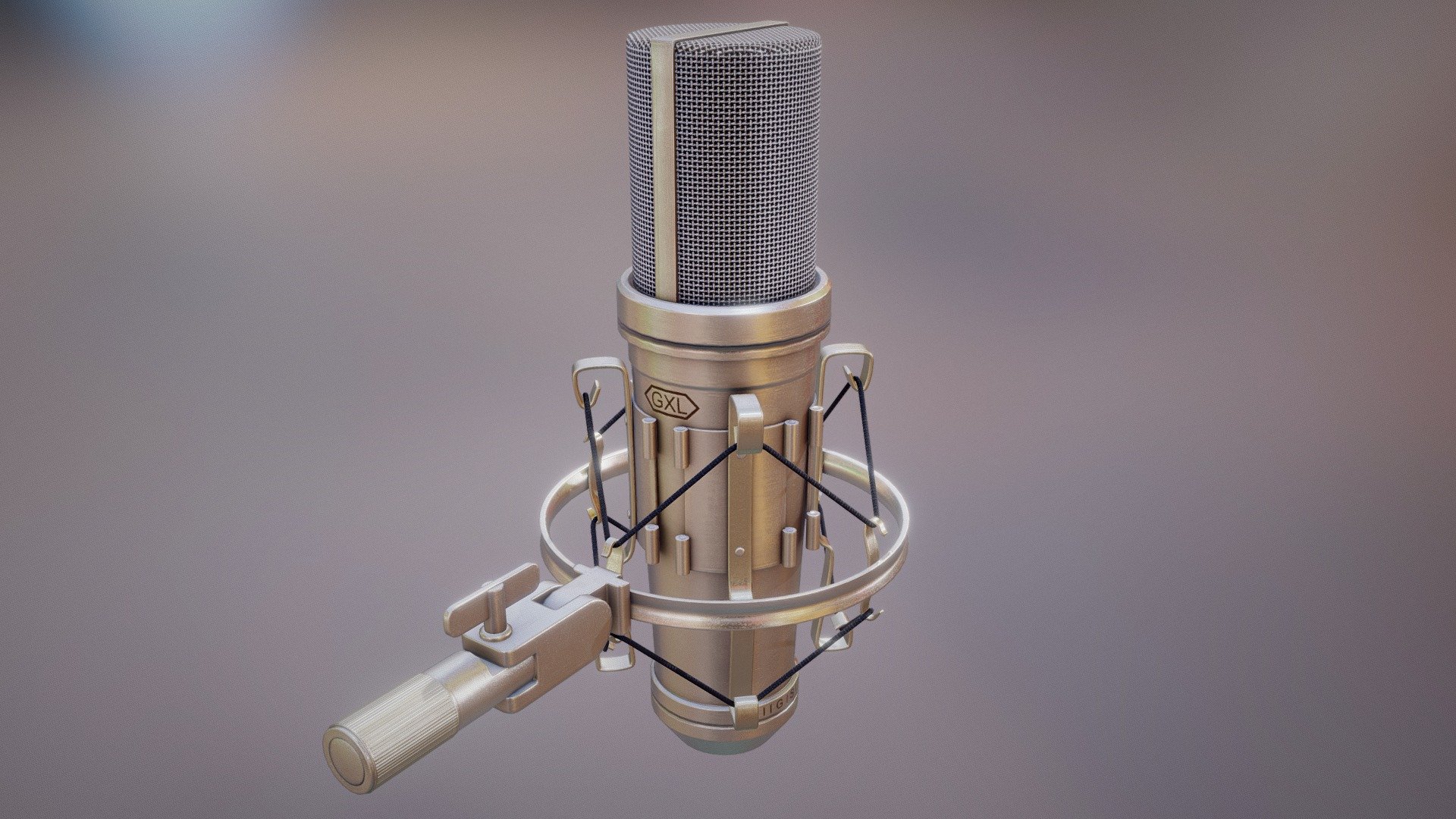 GIS 066 - Bafhcteks - AA Test - Microphone GXL 066 Bafhcteks - Download Free 3D model by Gistold 3d model