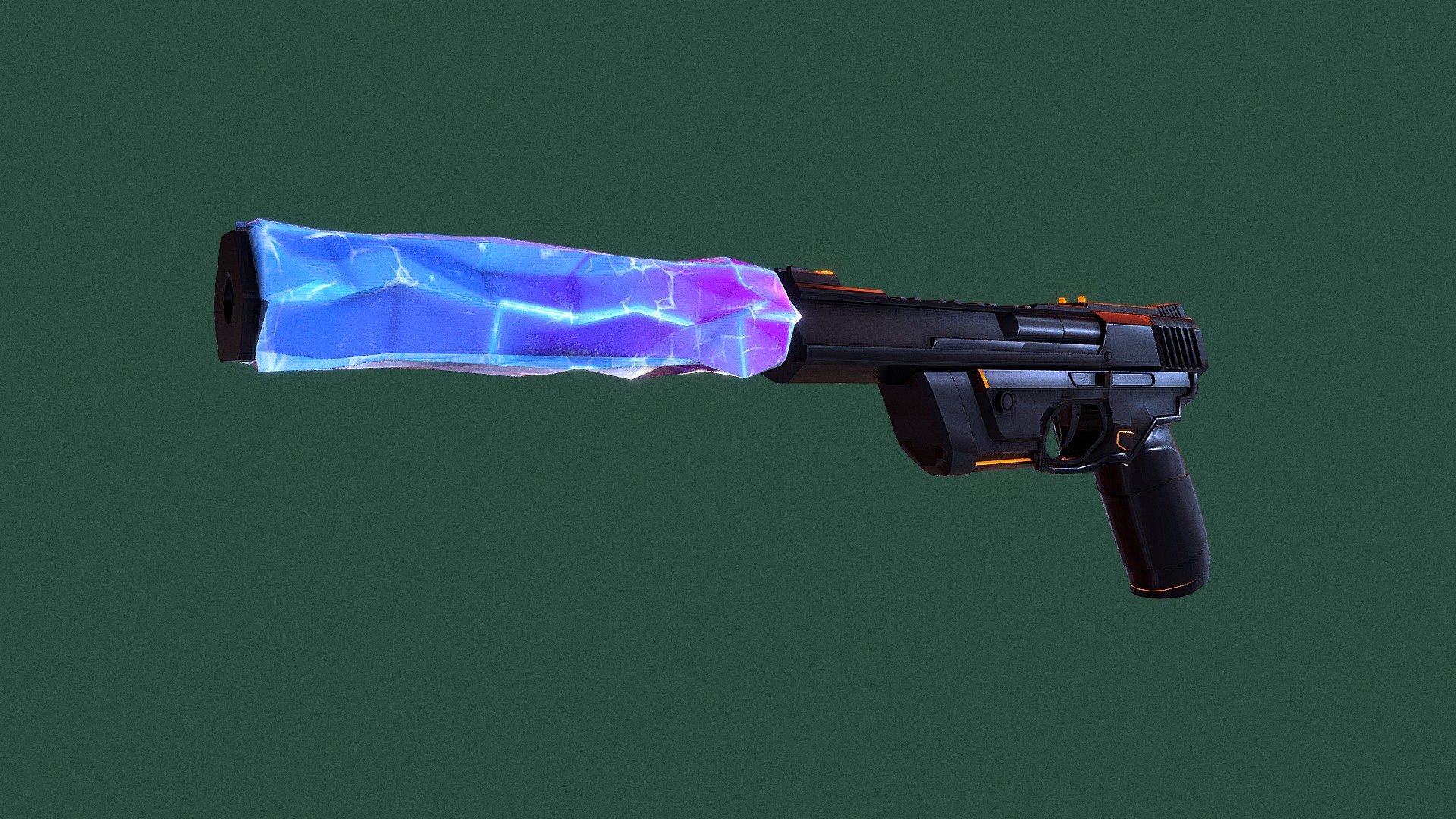 I made a skin of Ghost from the game VALORANT.

The Ghost has just 1 texture (The Ice Texture) and 2 materials.

NO UVS 3d model