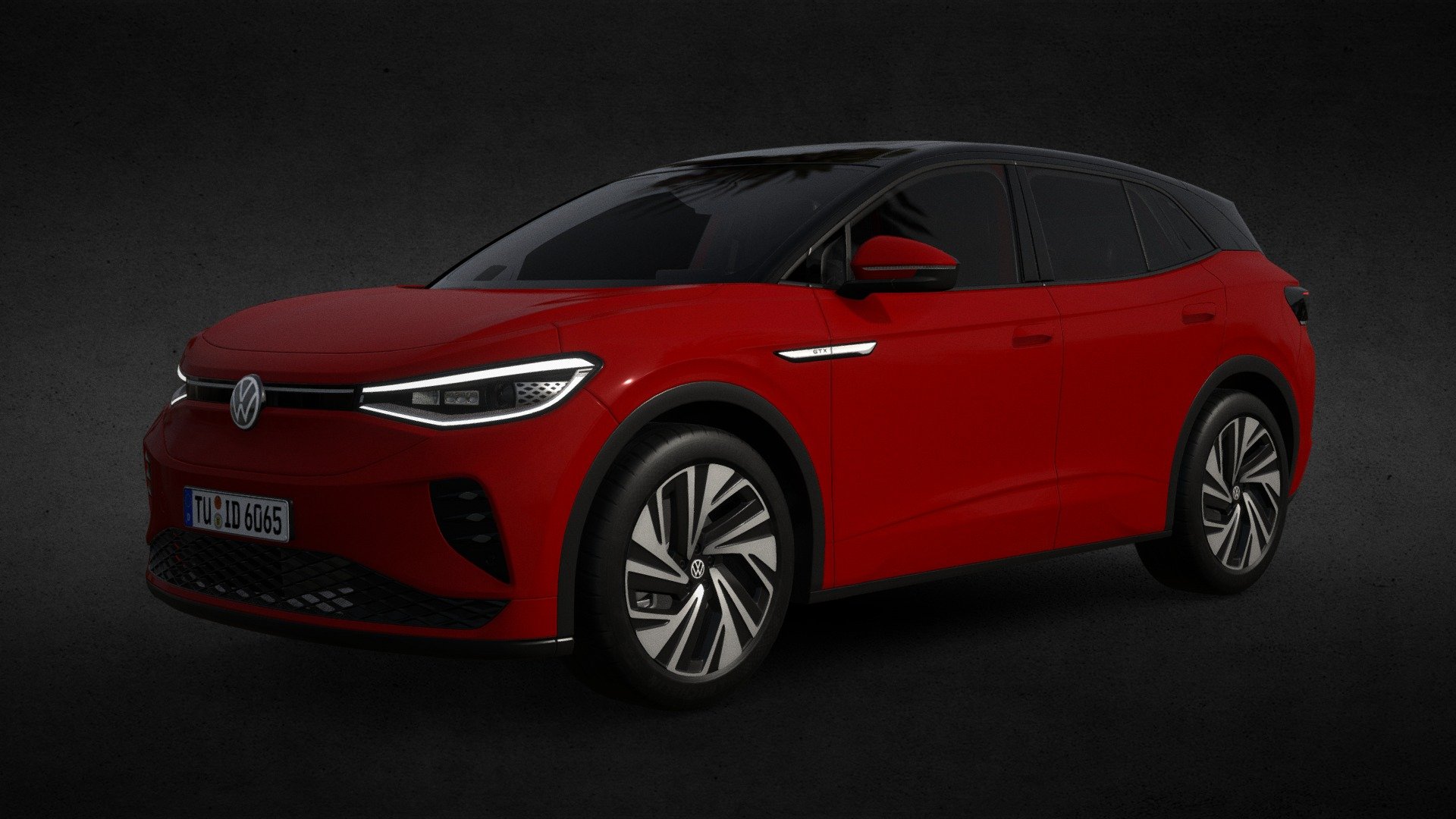 Volkswagen ID.4 GTX - Volkswagen ID.4 GTX - 3D model by 3DStarving 3d model