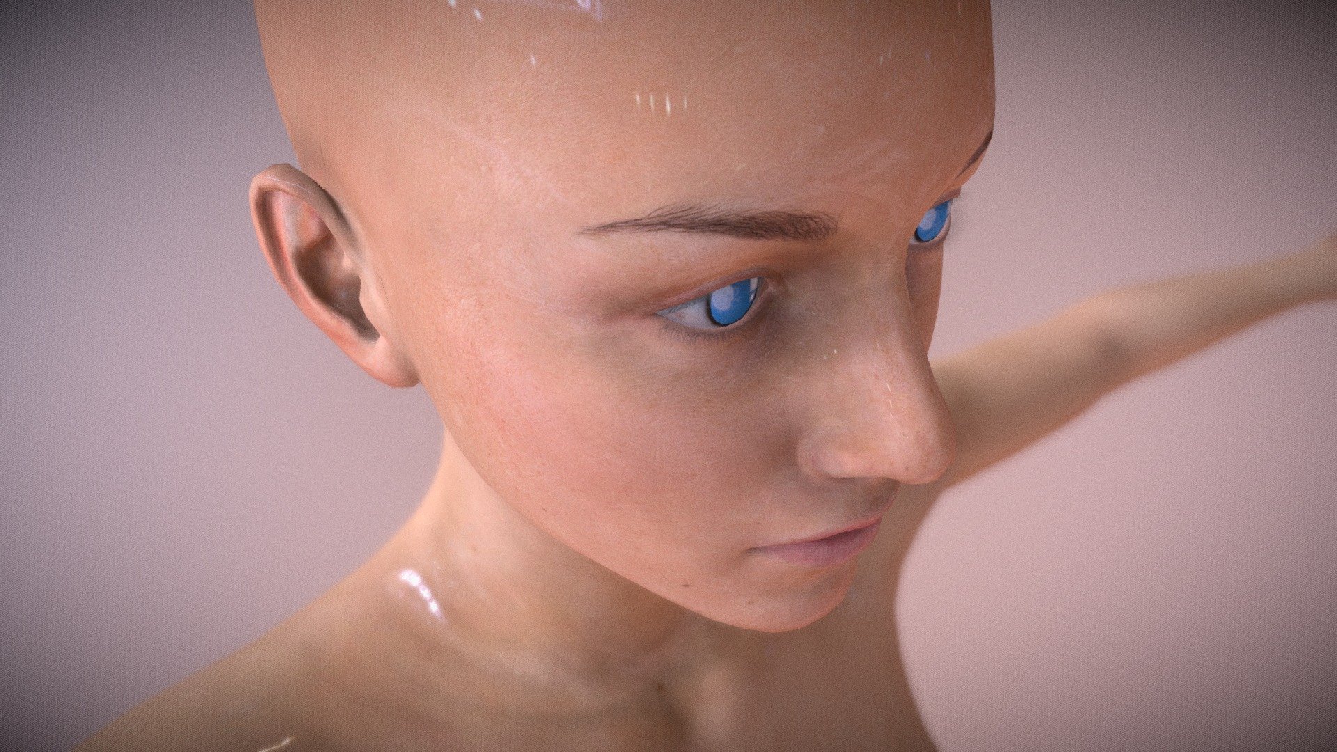 Female T post - Download Free 3D model by Lemsway (@Lem.Francia) 3d model