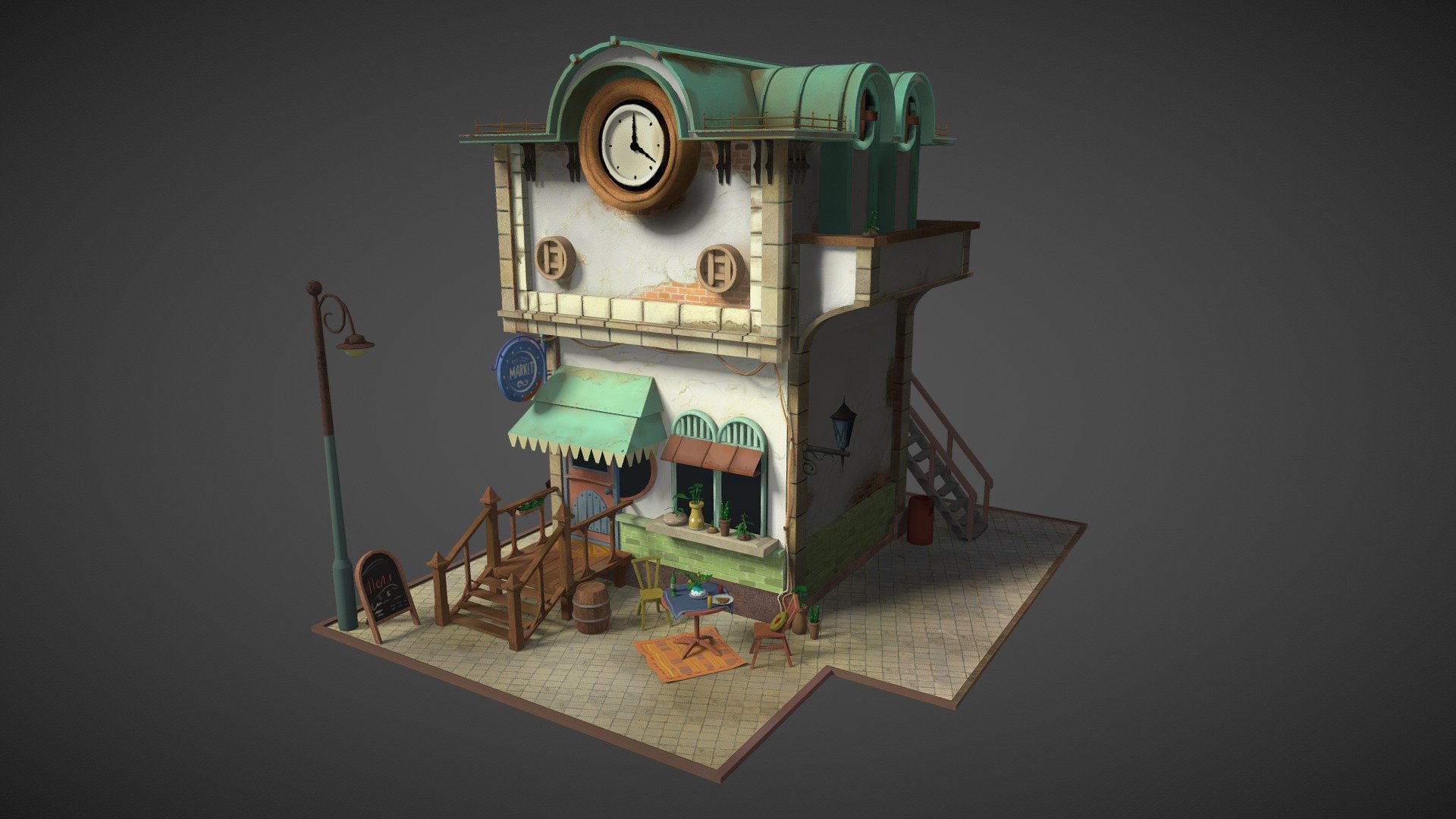 https://www.artstation.com/artwork/nY2AxK
link for ref - Jasmine-Market - 3D model by IlliaKukharchyk 3d model