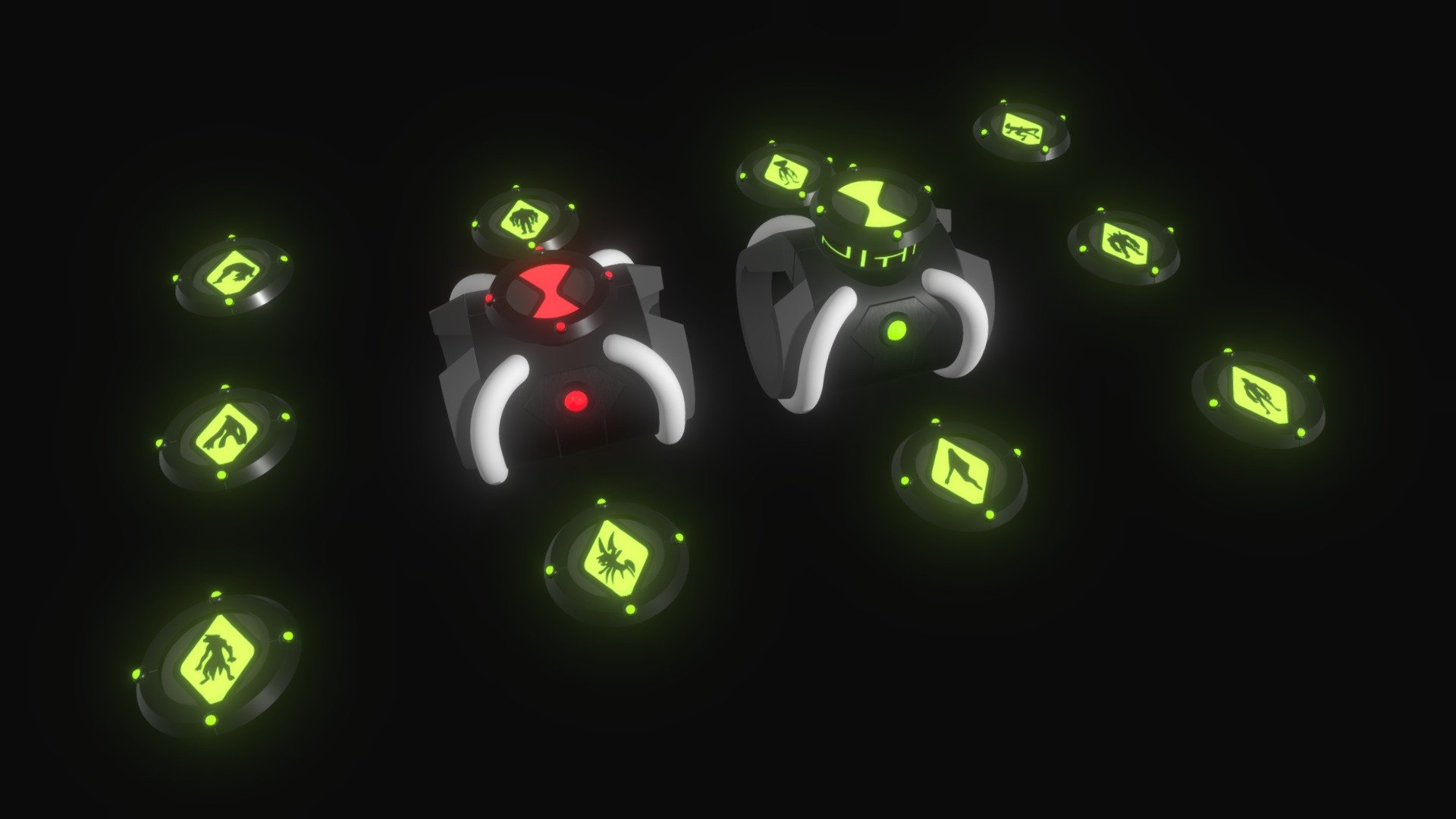 3D model created with Blender.

Updated the new model on 2024/01/30.



See more:

Youtube

https://www.youtube.com/watch?v=zpgaagR8w0M

behance

https://www.behance.net/gallery/182470665/Ben10-Omnitrix

instagram

https://www.instagram.com/p/CyTK0FTvdzh/?img_index=1 - Ben10 Omnitrix - Buy Royalty Free 3D model by HUSH 3DART (@HUSH3DART) 3d model