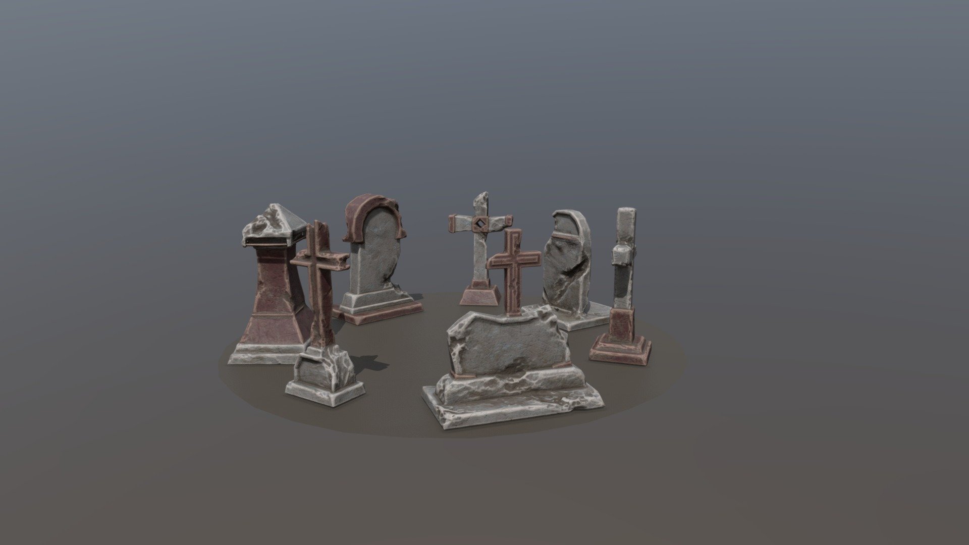 This is a part of environment for my diploma in XYZ-school, DruftPunk-3 &ldquo;Night cemetery
