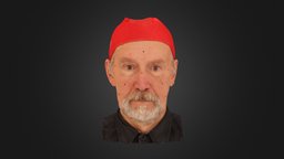 3D Head Scan Stanislav Bozab Neutral mesh, headscan, old, head, 3d, texture, scan, man, zbrush