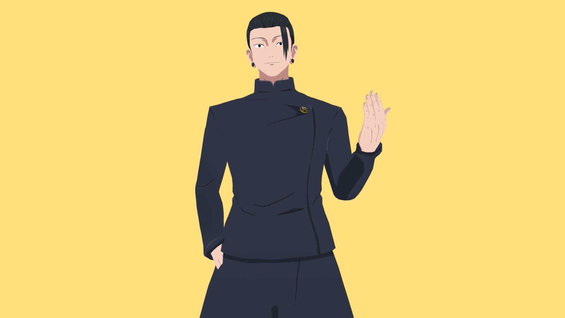 NOTE! Download the ” Additional File ” to get all file. Such as, Blend file ( Rigged &amp; Unrigged ), Fbx file ( Rigged &amp; Unrigged ), GLB file ( Rigged &amp; Unrigged )

GETO SUGURU
Who turned into a villain character in the Jujutsu Kaisen

3D model made in Blender 3.1.2 version - Young Geto Suguru - Jujutsu Kaisen - Buy Royalty Free 3D model by ridho.mnf 3d model