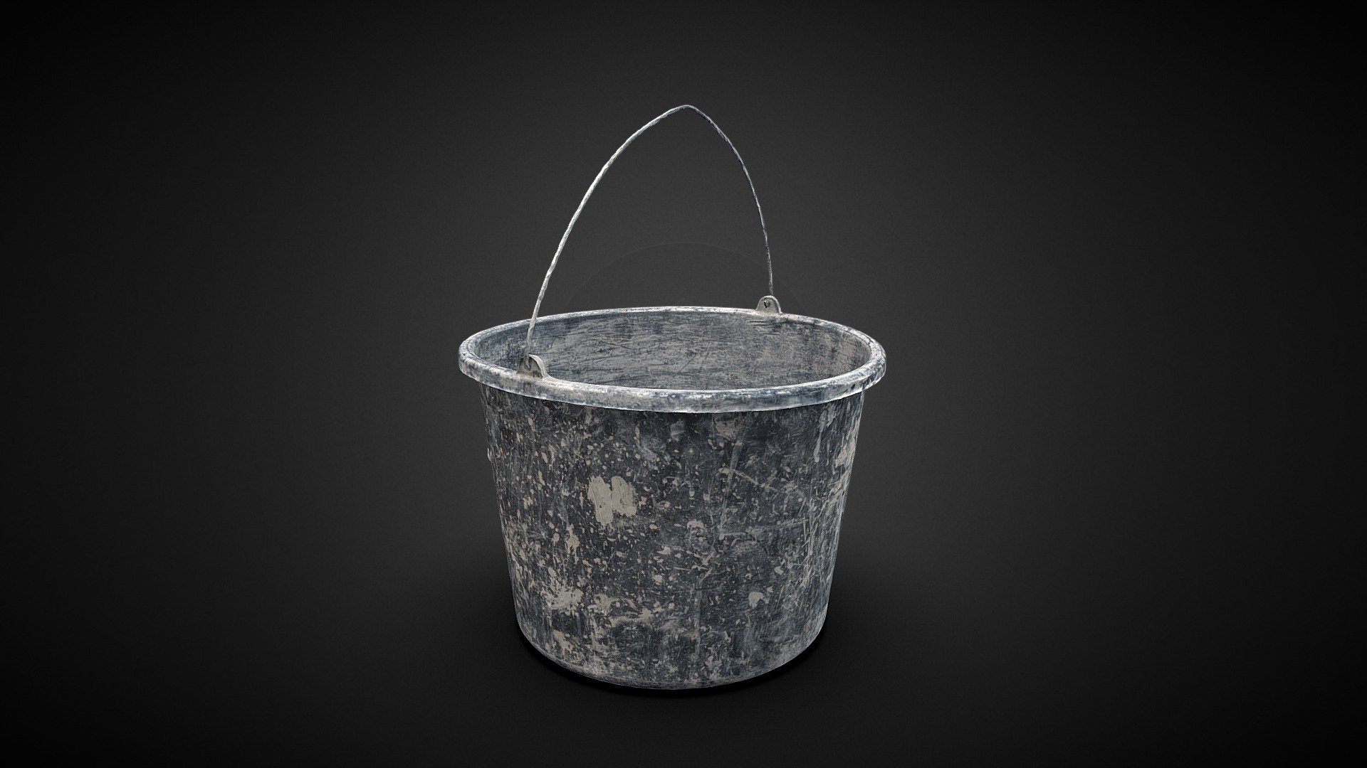 Photogrammetry Pail Bucket Plastic 3D Scan Lowpoly Model - Pail Bucket Plastic 3D Scan - Download Free 3D model by grafi (@zdenkoroman) 3d model